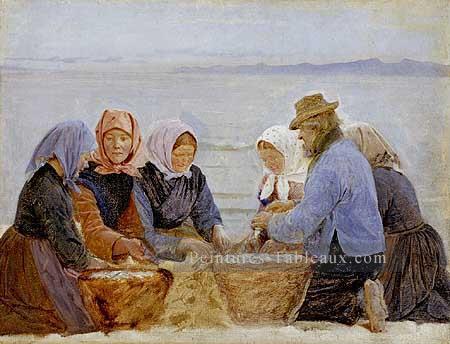 Femmes et enfants de Hornbaek21875 Peder Severin Kroyer Peintures à l'huile